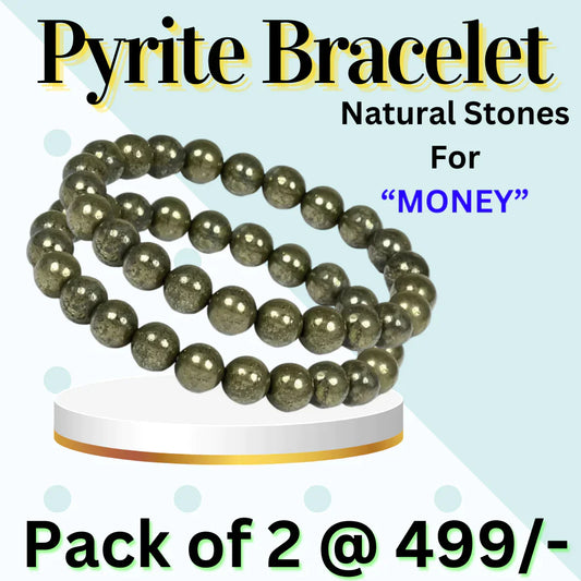 Certified Pyrite Bracelets(Pack of 2)