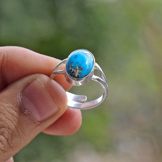 Firoza Adjustable Ring